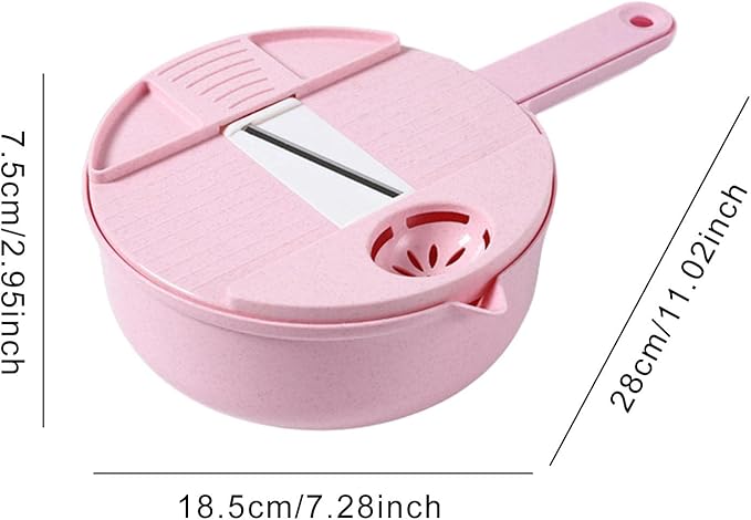 verduras multifunción | verduras para cortar alimentos | Cortador manual cocina para ajo, repollo, patata, zanahoria, tomate, fruta Rundaotong - Image 5